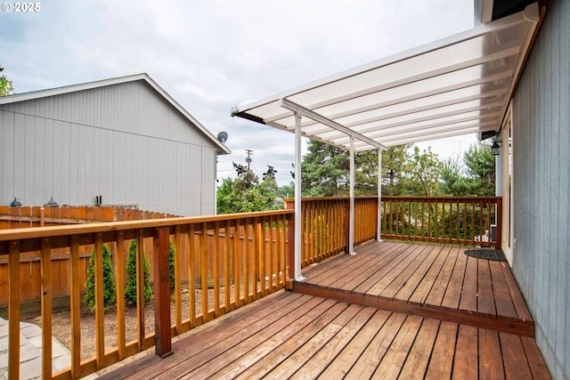 906 N Railroad Ave, Ridgefield, WA 98642 - view of wooden deck