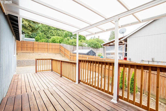 906 N Railroad Ave, Ridgefield, WA 98642 - deck with a fenced backyard