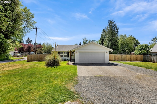 117 E Cushman St, Yacolt, WA 98675 - view of front of house with asphalt driveway and a garage