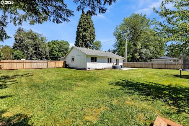 117 E Cushman St, Yacolt, WA 98675 - view of yard featuring a trampoline