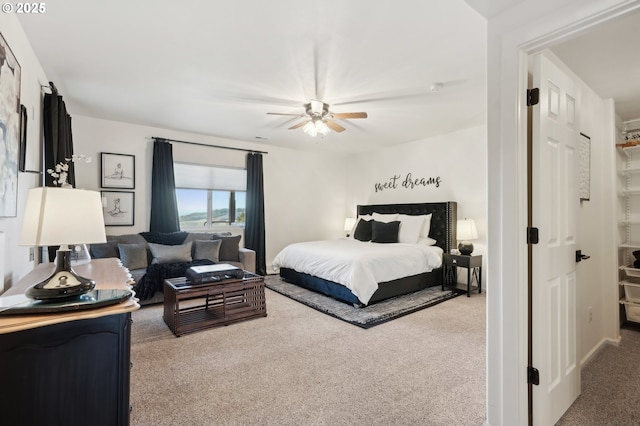 20265 SE Poco Ln, Amity, OR 97101 - carpeted bedroom featuring ceiling fan