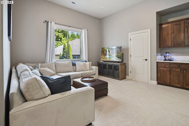 3534 NW Maple St, Camas, WA 98607 - living room with light carpet and baseboards
