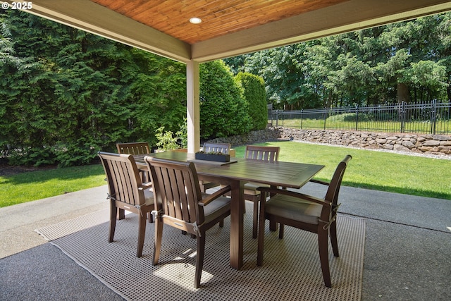 3534 NW Maple St, Camas, WA 98607 - view of patio / terrace featuring outdoor dining area
