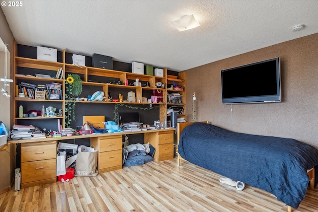 16111 NW Paisley Dr, Beaverton, OR 97006 - bedroom with wood finished floors and a textured ceiling