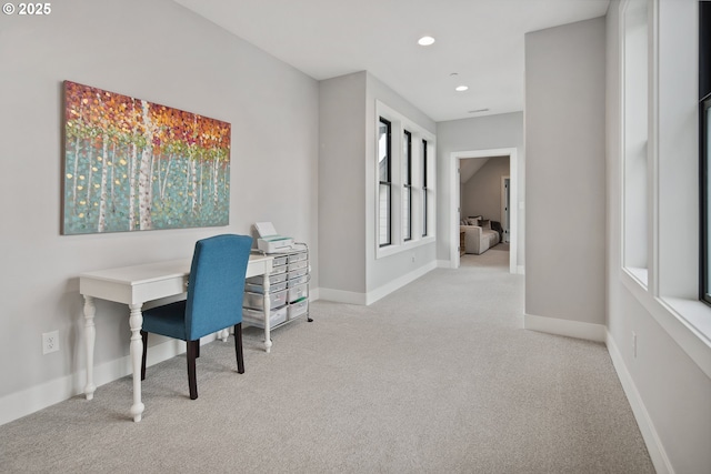 14014 NW 57th Ave, Vancouver, WA 98685 - carpeted office with baseboards and recessed lighting