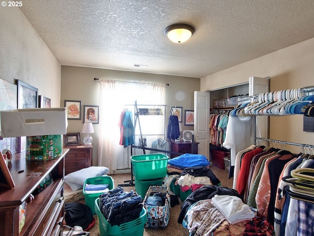 interior space with carpet flooring