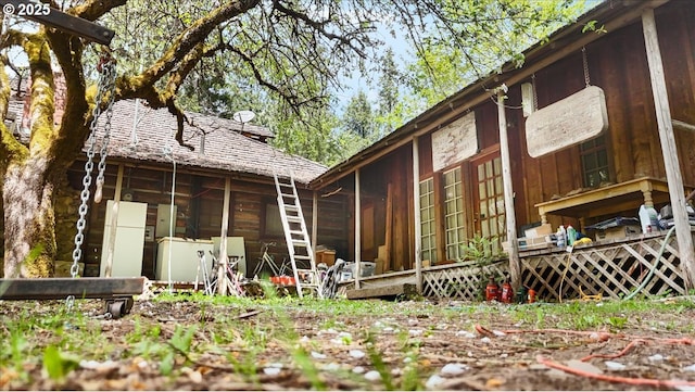 2128 Starveout Creek Rd, Azalea, OR 97410 - view of rear view of house