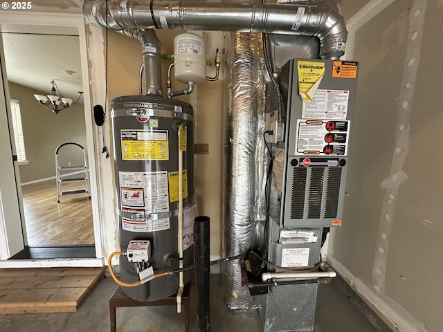 22000 SW Grahams Ferry Rd Unit C, Tualatin, OR 97062 - utility room featuring gas water heater