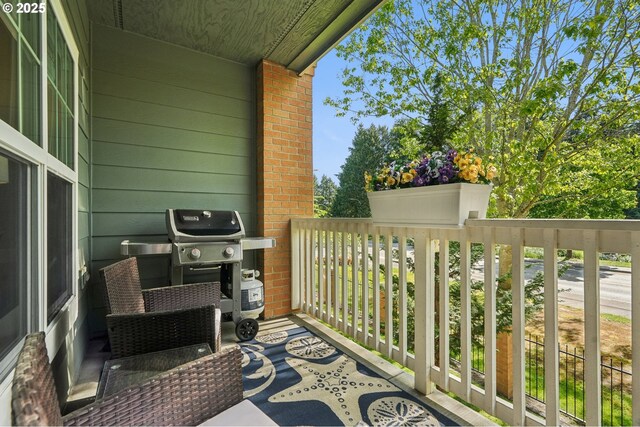 30326 SW Ruth St Unit 56, Wilsonville, OR 97070 - balcony featuring a grill