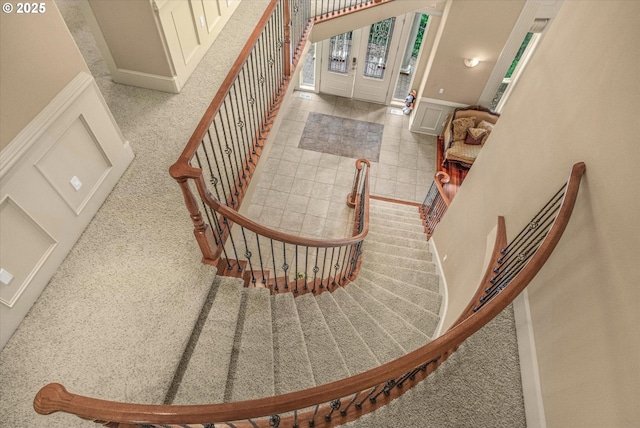 12712 SE 137th Dr, Happy Valley, OR 97086 - stairs with carpet and baseboards