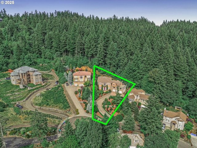 12712 SE 137th Dr, Happy Valley, OR 97086 - view of property location featuring a forest and property boundaries highlighted