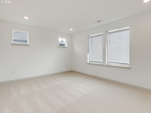360 NW 29th Way, Battle Ground, WA 98604 - empty room with light carpet, recessed lighting, and baseboards