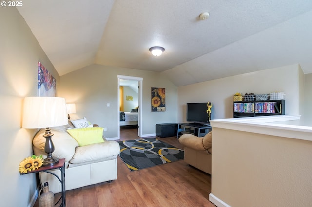 10100 NE 65th Cir, Vancouver, WA 98662 - living room with lofted ceiling and wood finished floors