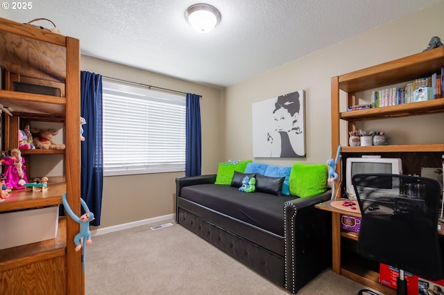 10100 NE 65th Cir, Vancouver, WA 98662 - carpeted bedroom with a textured ceiling and baseboards