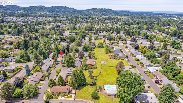 4249 SE 18th Ct, Gresham, OR 97080 - aerial view of residential area featuring mountains
