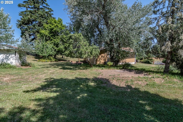 5310 Green Valley Rd, Oakland, OR 97462 - view of green lawn featuring an outdoor structure