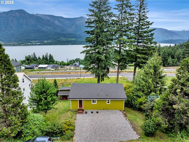 154 NE Tari Ln, Stevenson, WA 98648 - view of subject property featuring a water and mountain view