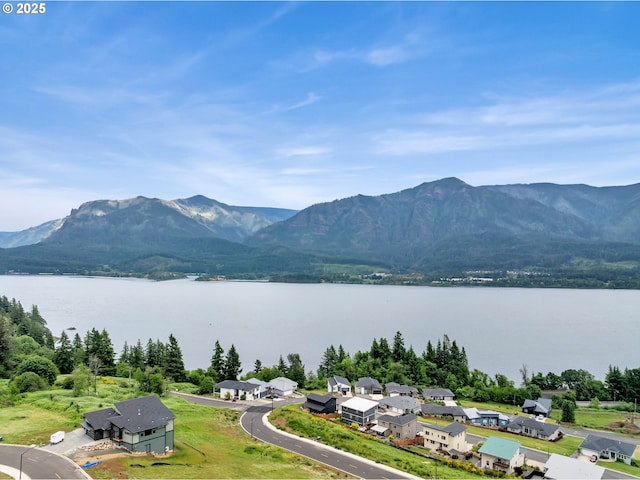 154 NE Tari Ln, Stevenson, WA 98648 - aerial view of a water and mountain view