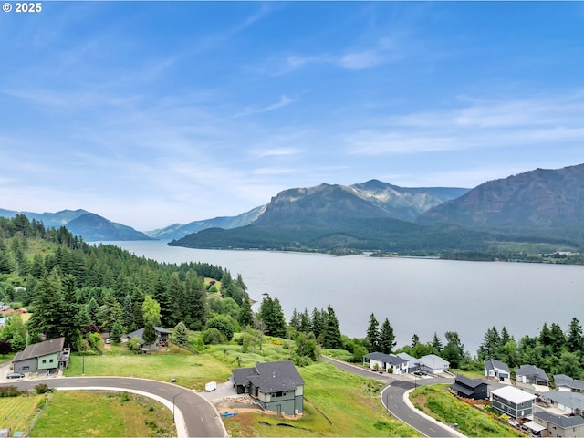 154 NE Tari Ln, Stevenson, WA 98648 - view of mountain backdrop with a large body of water