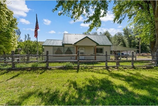 880 Heppner Spray Hwy, Heppner, OR 97836 - back of house with metal roof