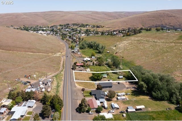 880 Heppner Spray Hwy, Heppner, OR 97836 - aerial view of property's location featuring rural landscape