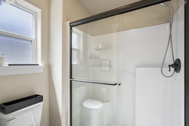 2085 Equestrian Loop S, Salem, OR 97302 - full bath with plenty of natural light and a shower stall