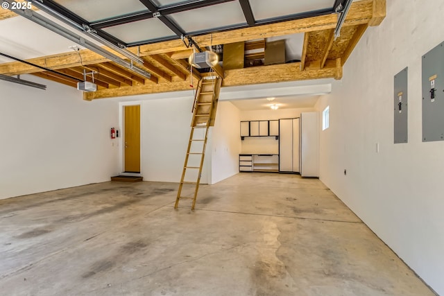 17907 SW Cicero Ct, Beaverton, OR 97007 - garage with a garage door opener and electric panel