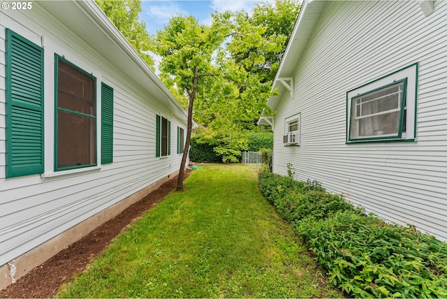 406 8th St, Springfield, OR 97477 - view of grassy yard featuring cooling unit