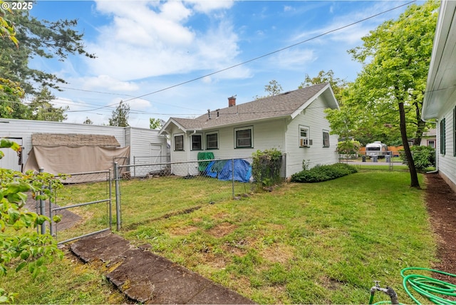 406 8th St, Springfield, OR 97477 - view of yard with a gate and cooling unit