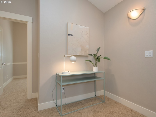 15320 SW Jasper Ln, Beaverton, OR 97007 - hallway featuring carpet floors and baseboards