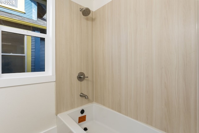 bathroom featuring shower / bathtub combination