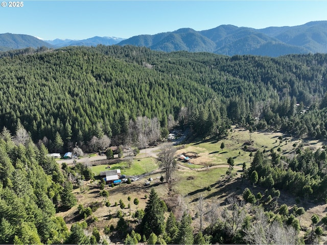 77220 Bar B L Ranch Rd, Westfir, OR 97492 - bird's eye view of a mountainous background