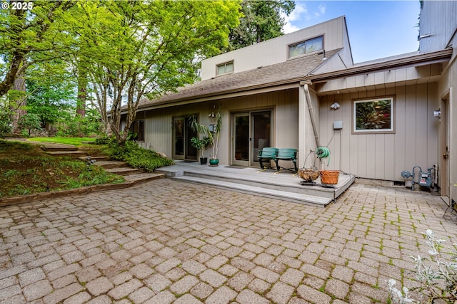 back of house featuring a patio area