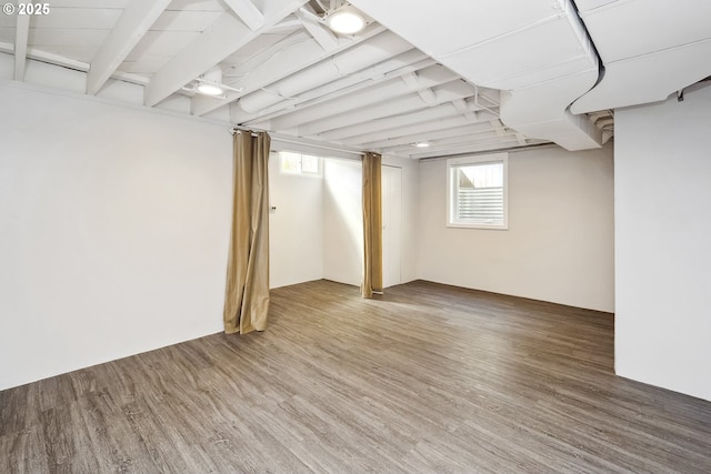 7625 N Fowler Ave, Portland, OR 97217 - below grade area featuring wood finished floors