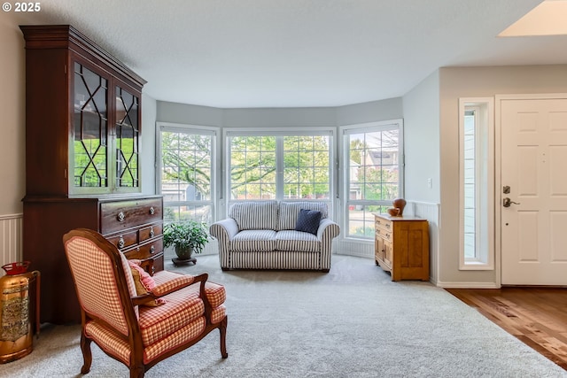 interior space featuring wood finished floors