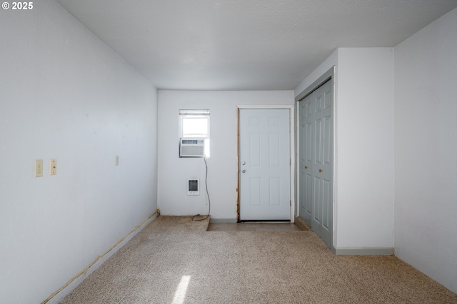 spare room featuring heating unit