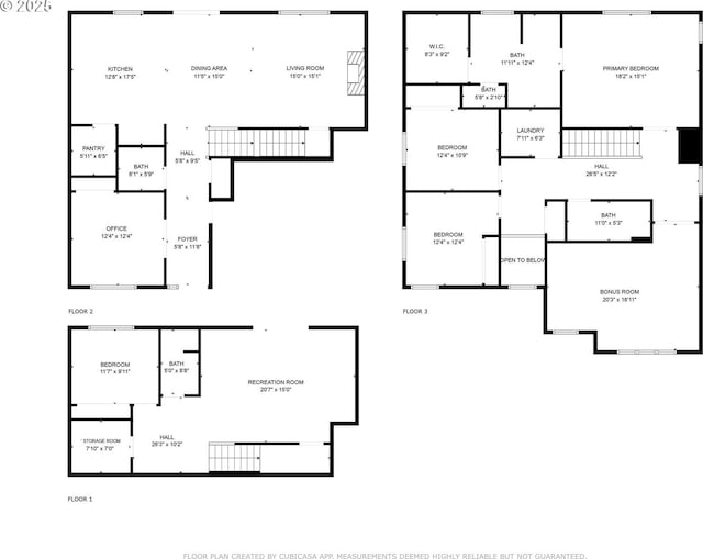 8070 SW 195th Ave, Beaverton, OR 97007 - floor plan / room layout