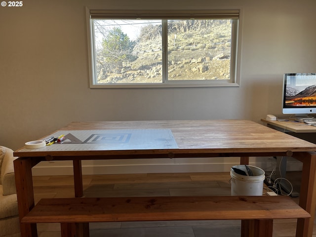 interior space with a healthy amount of sunlight