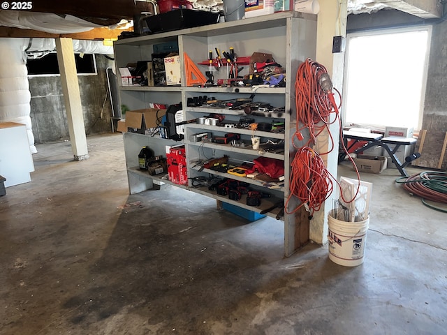 view of storage