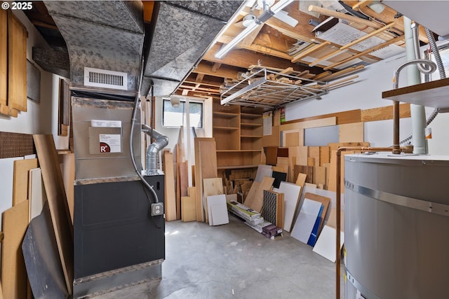 107 NW 10th Ave, Canby, OR 97013 - below grade area featuring secured water heater and heating unit