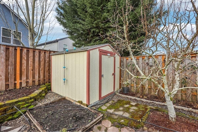 view of outbuilding