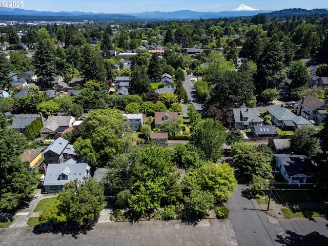 6310 NE 31st Ave Unit A, And B, Portland, OR 97211 - aerial perspective of suburban area with a mountain backdrop