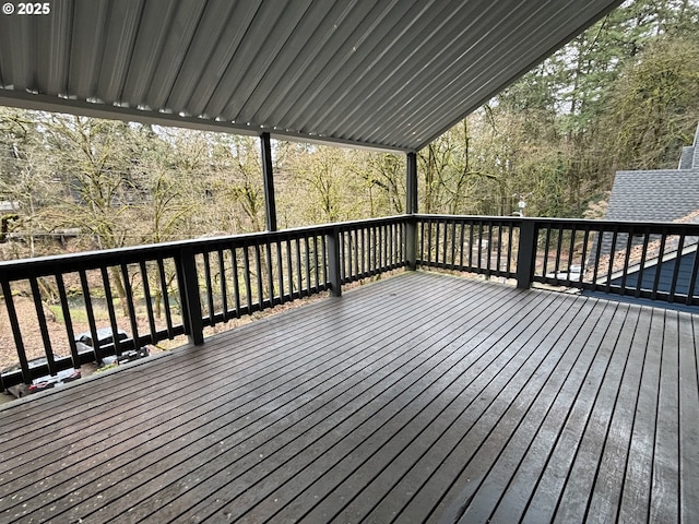 view of deck