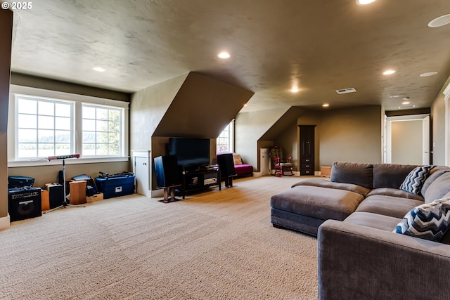 83500 Enterprise Rd, Creswell, OR 97426 - carpeted living room with recessed lighting