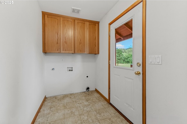 4311 NW 419th St, Woodland, WA 98674 - washroom featuring washer hookup, electric dryer hookup, cabinet space, and gas dryer hookup