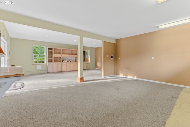 4311 NW 419th St, Woodland, WA 98674 - unfurnished living room with carpet and recessed lighting