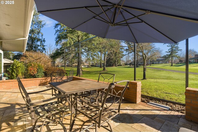 exterior space with a patio area