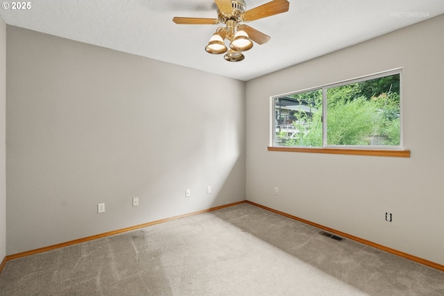 7375 SW 185th Ave, Beaverton, OR 97007 - spare room featuring carpet flooring and ceiling fan