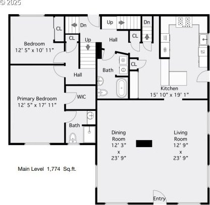 7375 SW 185th Ave, Beaverton, OR 97007 - view of home floor plan