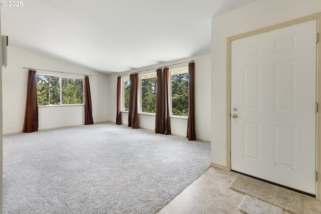 5580 Franklin Blvd, Eugene, OR 97403 - unfurnished room with vaulted ceiling and light colored carpet